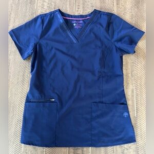 PURPLE LABEL by Healing hands Women’s Scrub Top Size Small